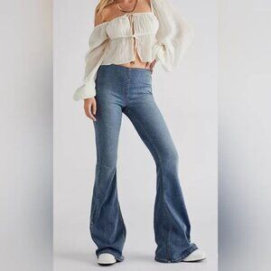 Free People Penny Pull On Flare Jeans